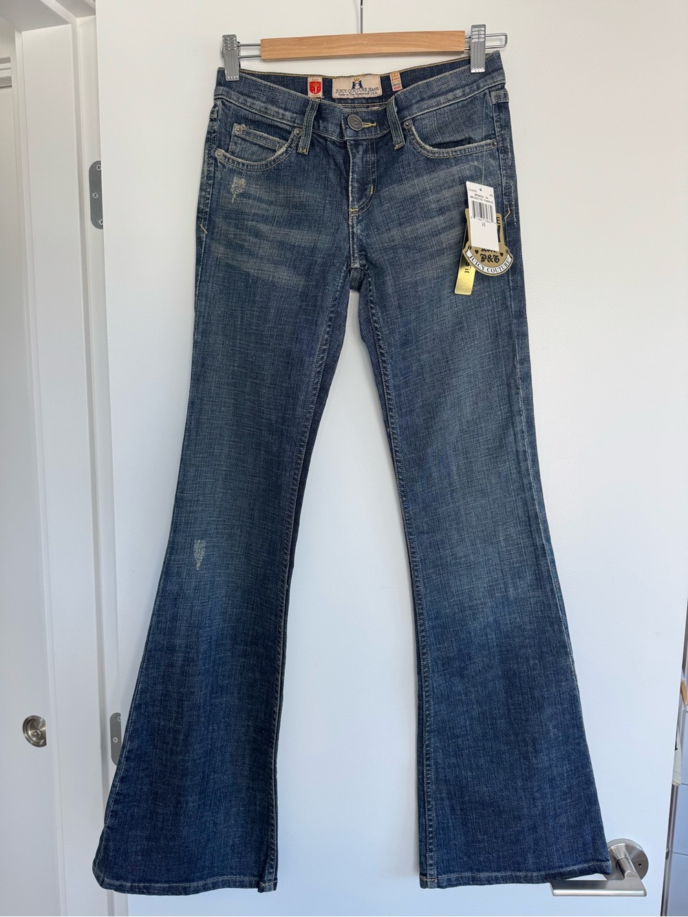 NWT Deadstock rare Juicy Couture y2k low rise flare denim jeans
